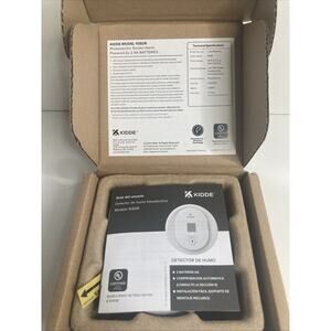 Kidde Smoke Detector with Alarm LED Warning Light Compact 4" 10SDR